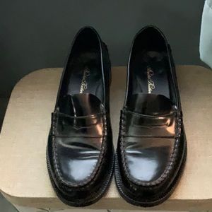 Brooks Brothers Black Leather Penny Loafers Size 7.5